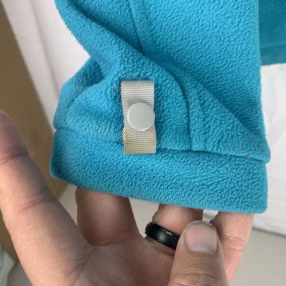 The North Face Teal Blue Fleece Full Zip Jacket Womens Medium - Picture 9 of 14